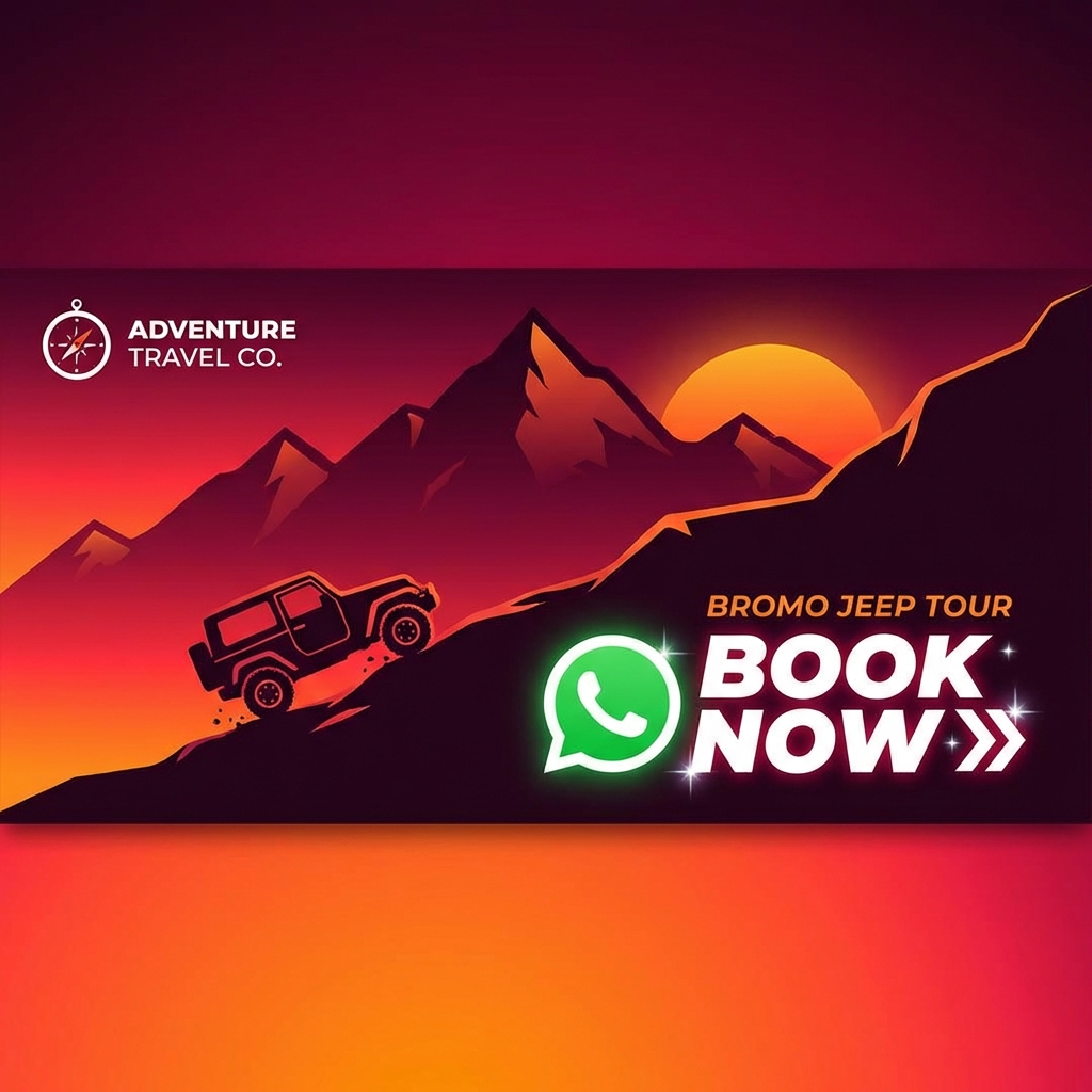 Promo Booking Jeep Bromo via WhatsApp Maroon Travel